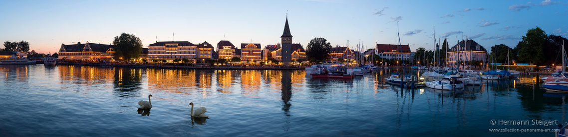 Abendstimmung im Lindauer Hafen