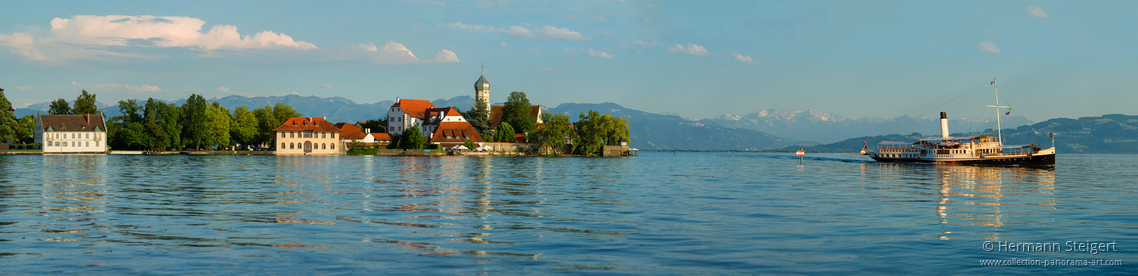 Blick auf die Halbinsel Wasserburg