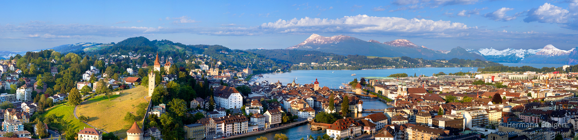 Luzern - Blick auf die Altstadt