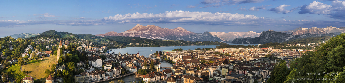 Luzern- Blick auf die Altstadt